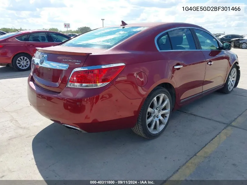 2011 Buick Lacrosse Cxs VIN: 1G4GE5GD2BF301466 Lot: 40311800