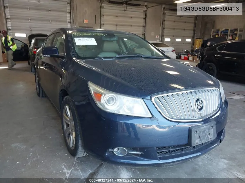 1G4GD5GD5BF300413 2011 Buick Lacrosse Cxl