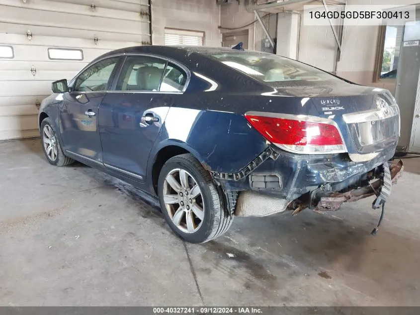 1G4GD5GD5BF300413 2011 Buick Lacrosse Cxl