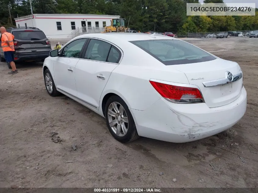 1G4GC5ED0BF234276 2011 Buick Lacrosse Cxl