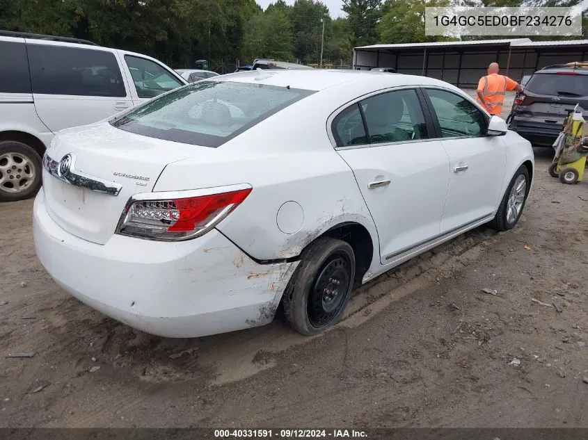 2011 Buick Lacrosse Cxl VIN: 1G4GC5ED0BF234276 Lot: 40331591