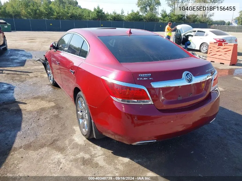 2011 Buick Lacrosse Cxs VIN: 1G4GE5ED1BF156455 Lot: 40348739