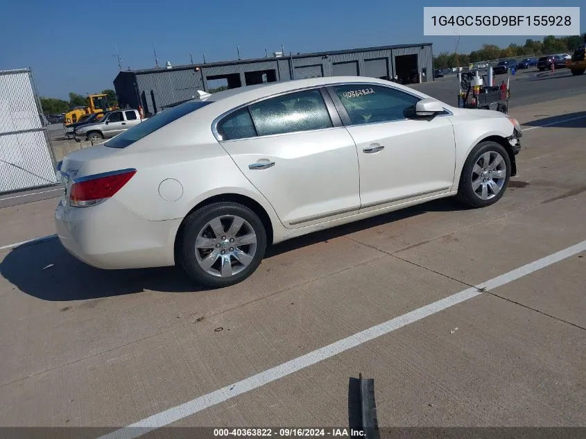 2011 Buick Lacrosse Cxl VIN: 1G4GC5GD9BF155928 Lot: 40363822