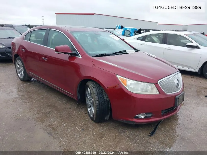 1G4GC5ED1BF291389 2011 Buick Lacrosse Cxl