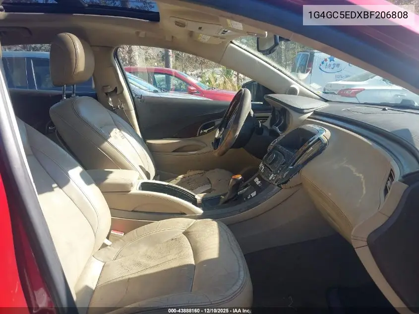 1G4GC5EDXBF206808 2011 Buick Lacrosse Cxl