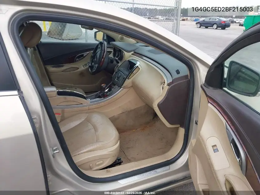1G4GC5ED2BF215003 2011 Buick Lacrosse Cxl
