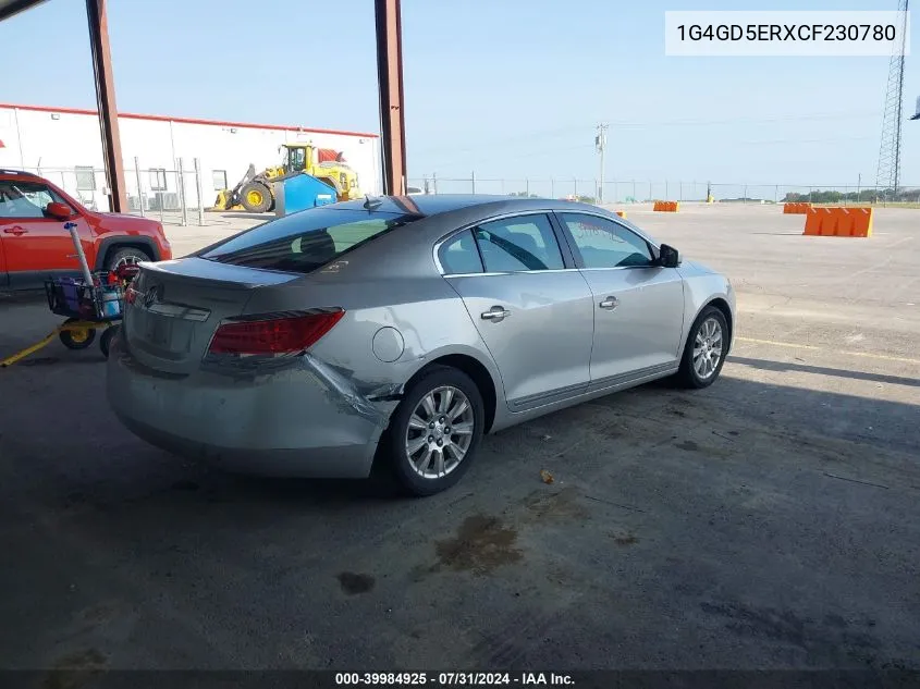 1G4GD5ERXCF230780 2012 Buick Lacrosse Premium 1 Group