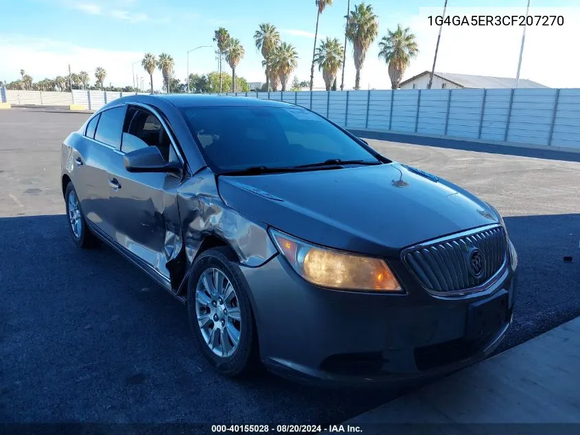 1G4GA5ER3CF207270 2012 Buick Lacrosse