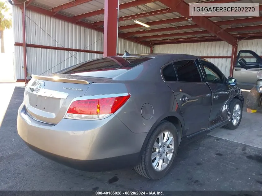 1G4GA5ER3CF207270 2012 Buick Lacrosse