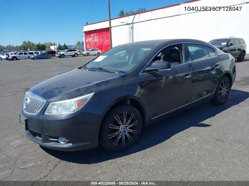 2012 Buick Lacrosse Touring Group VIN: 1G4GJ5E35CF128047 Lot: 40225558