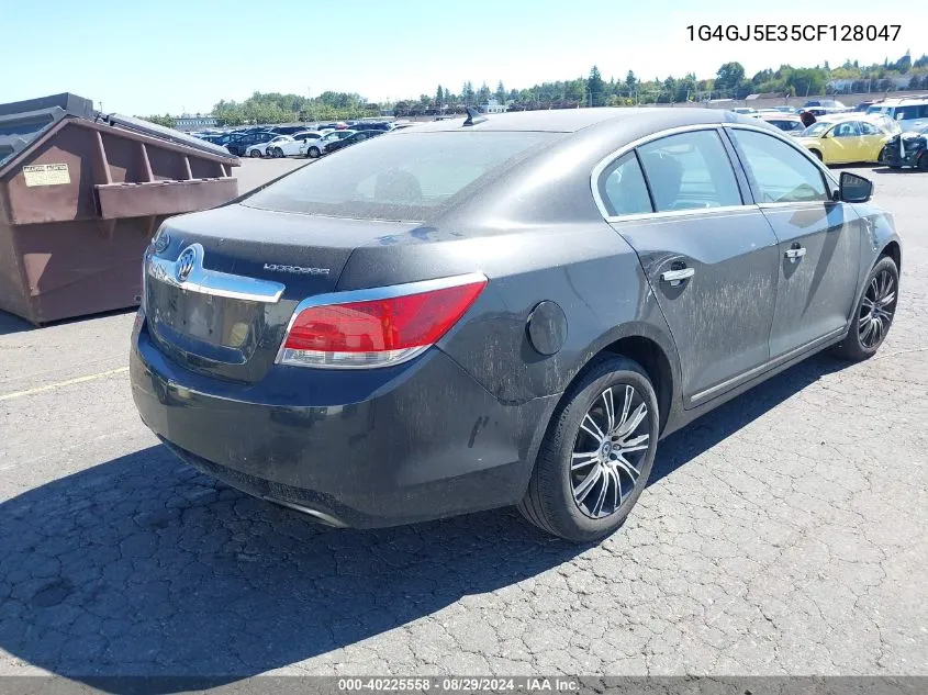 2012 Buick Lacrosse Touring Group VIN: 1G4GJ5E35CF128047 Lot: 40225558