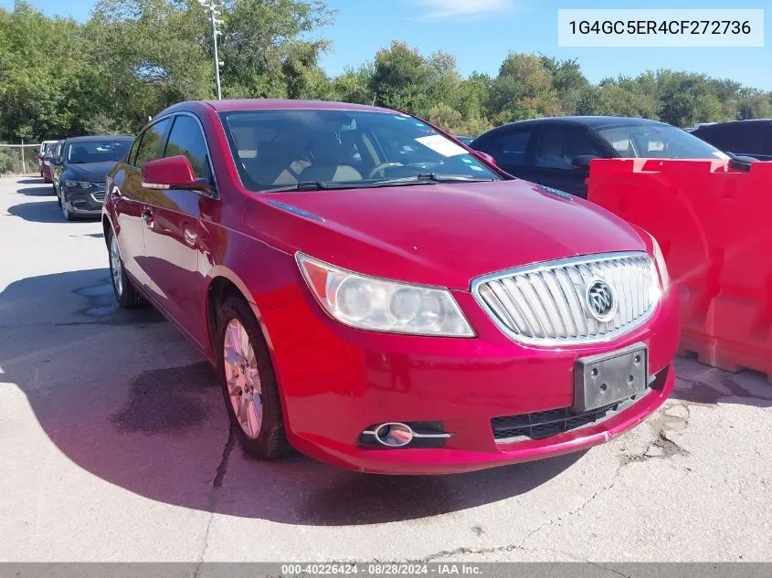 2012 Buick Lacrosse Leather Group VIN: 1G4GC5ER4CF272736 Lot: 40226424