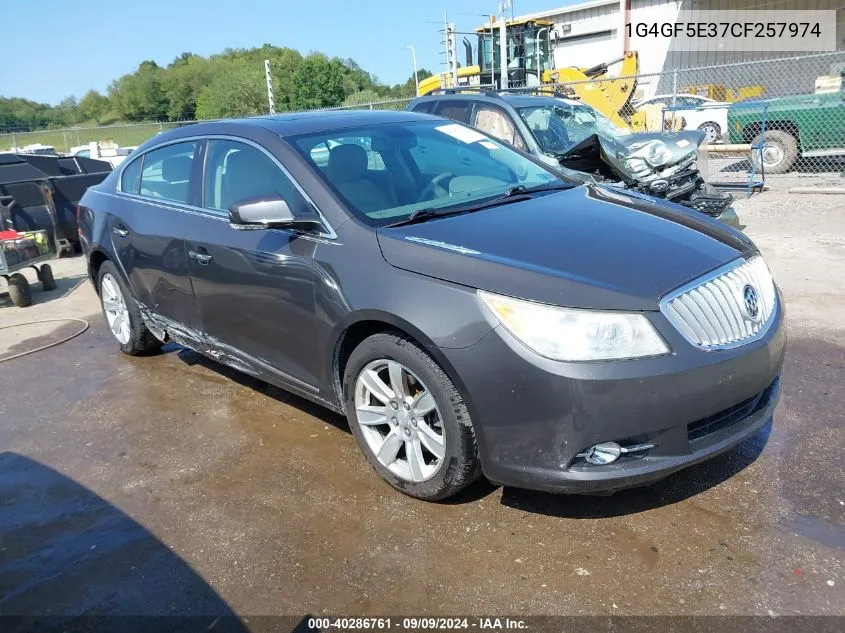 1G4GF5E37CF257974 2012 Buick Lacrosse Premium 2 Group