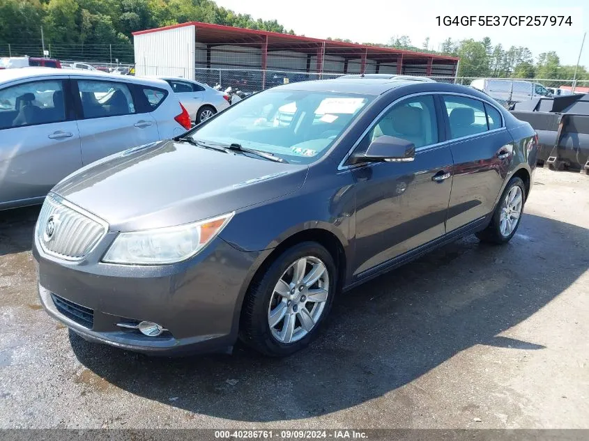 1G4GF5E37CF257974 2012 Buick Lacrosse Premium 2 Group