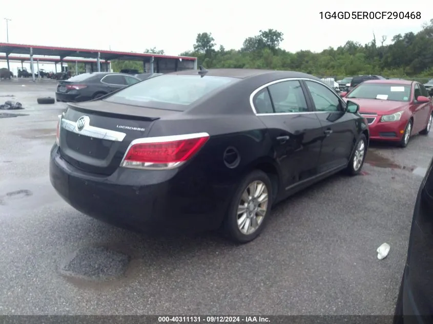 1G4GD5ER0CF290468 2012 Buick Lacrosse Premium 1 Group