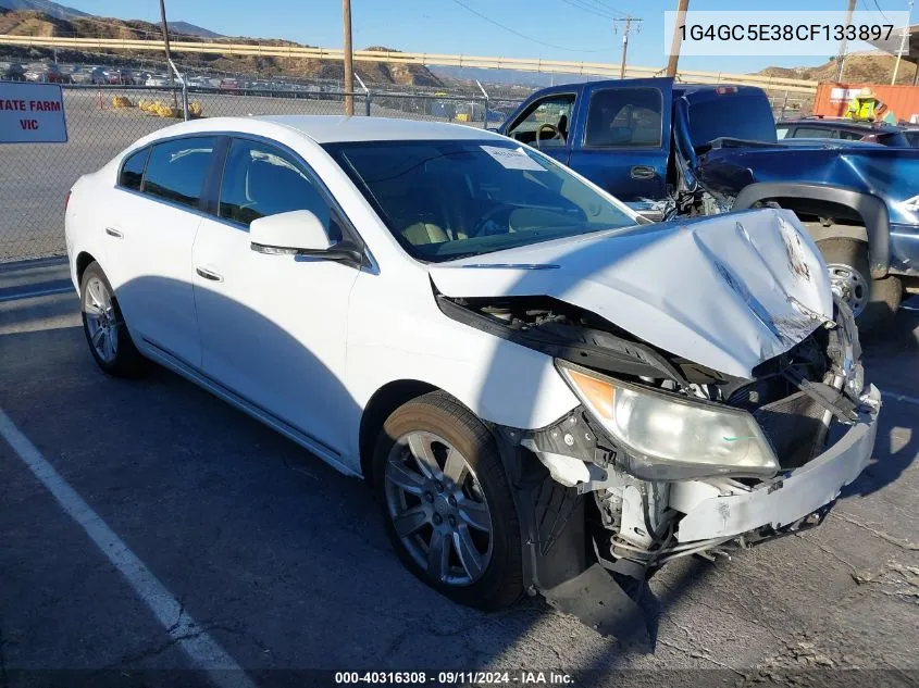 2012 Buick Lacrosse Leather Group VIN: 1G4GC5E38CF133897 Lot: 40316308