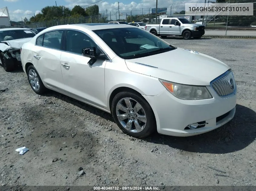 1G4GH5E39CF310104 2012 Buick Lacrosse Premium 3 Group