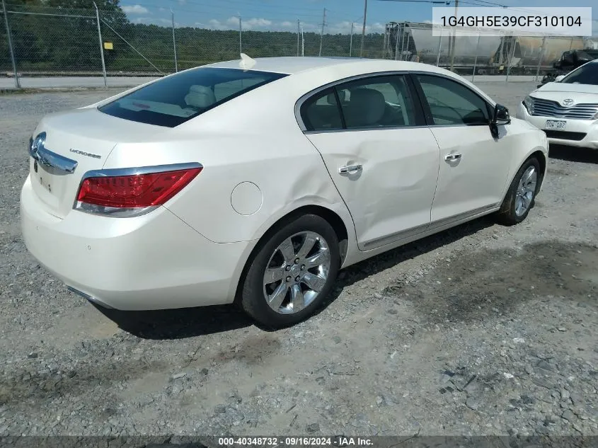 1G4GH5E39CF310104 2012 Buick Lacrosse Premium 3 Group