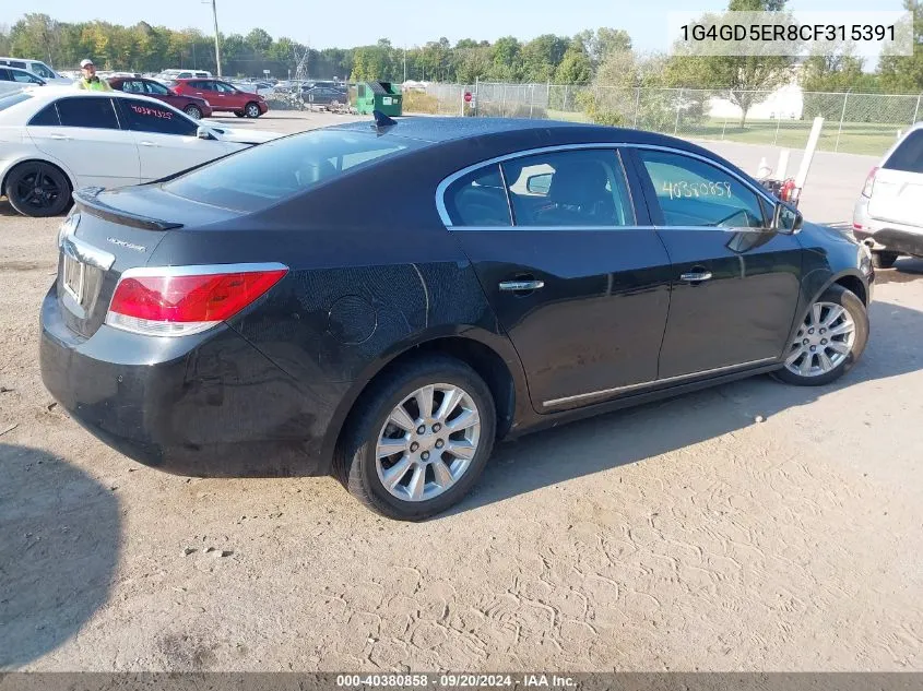 1G4GD5ER8CF315391 2012 Buick Lacrosse Premium 1 Group