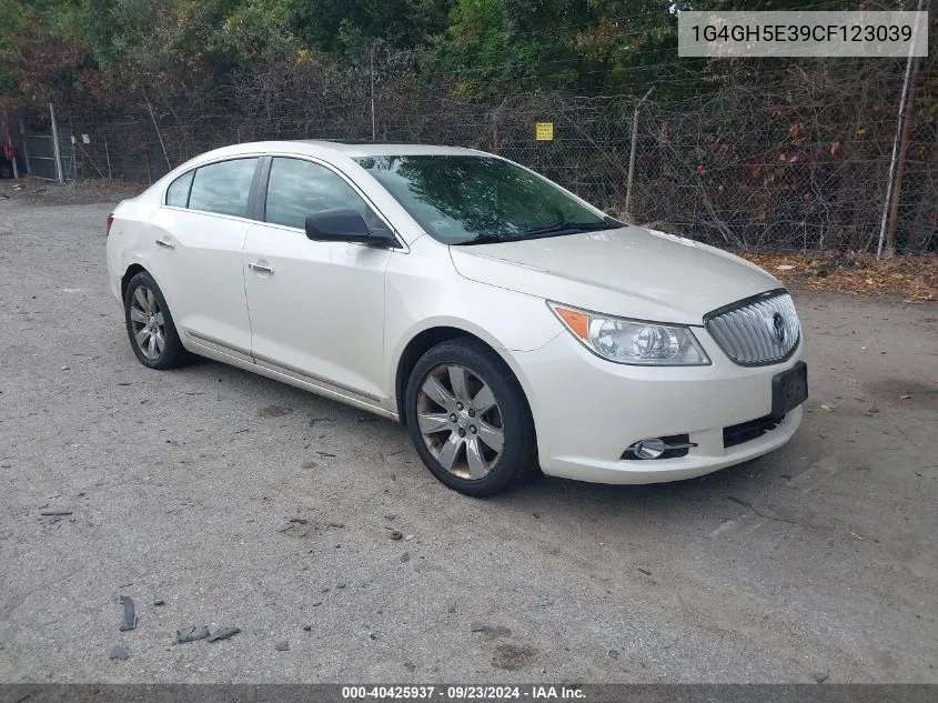 2012 Buick Lacrosse Premium 3 Group VIN: 1G4GH5E39CF123039 Lot: 40425937