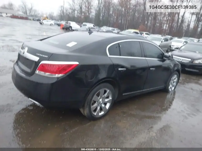1G4GC5E30CF139385 2012 Buick Lacrosse