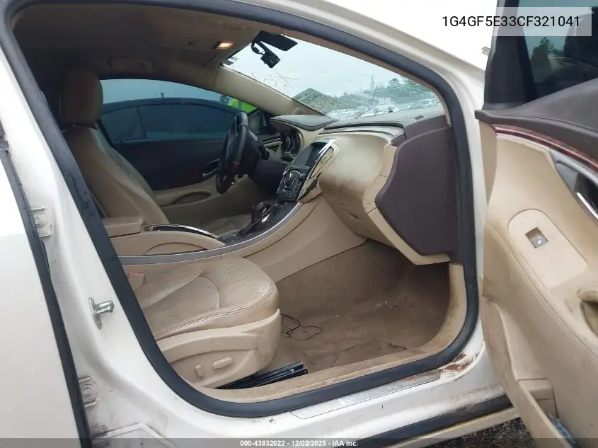 1G4GF5E33CF321041 2012 Buick Lacrosse Premium 2 Group