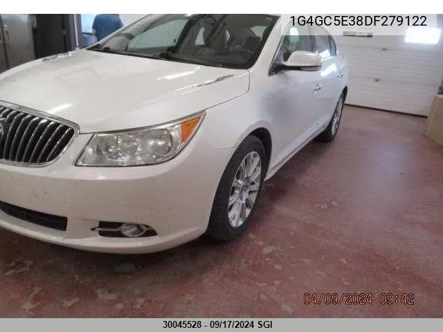 2013 Buick Lacrosse VIN: 1G4GC5E38DF279122 Lot: 30045528