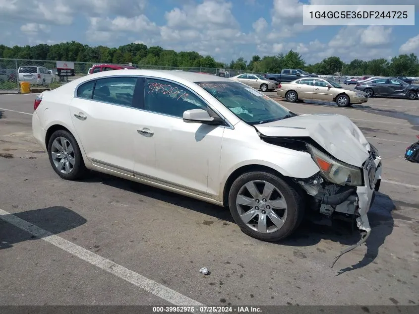 2013 Buick Lacrosse Leather Group VIN: 1G4GC5E36DF244725 Lot: 39952975