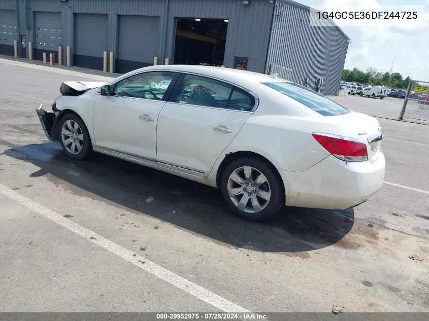 2013 Buick Lacrosse Leather Group VIN: 1G4GC5E36DF244725 Lot: 39952975