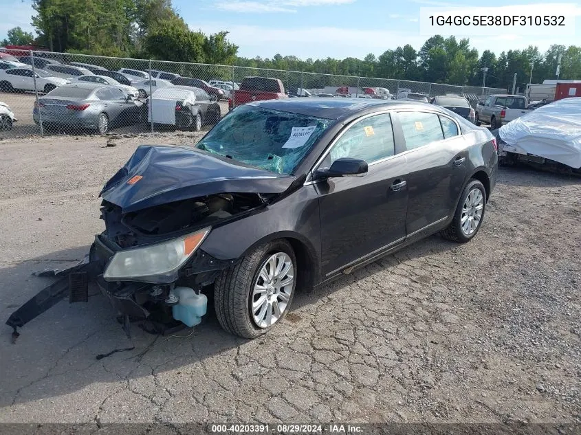 2013 Buick Lacrosse Leather Group VIN: 1G4GC5E38DF310532 Lot: 40203391