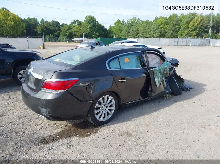 2013 Buick Lacrosse Leather Group VIN: 1G4GC5E38DF310532 Lot: 40203391