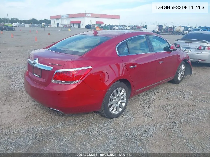 2013 Buick Lacrosse Premium 2 Group VIN: 1G4GH5E33DF141263 Lot: 40222266