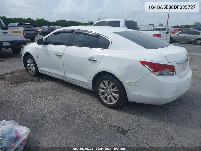 2013 Buick Lacrosse VIN: 1G4GA5E38DF335727 Lot: 40239328