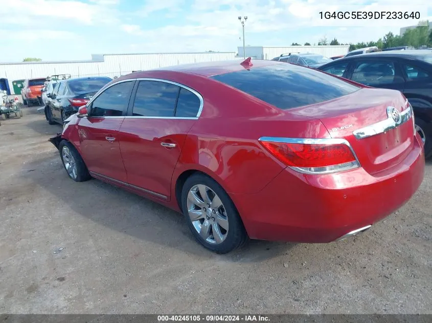 2013 Buick Lacrosse Leather Group VIN: 1G4GC5E39DF233640 Lot: 40245105