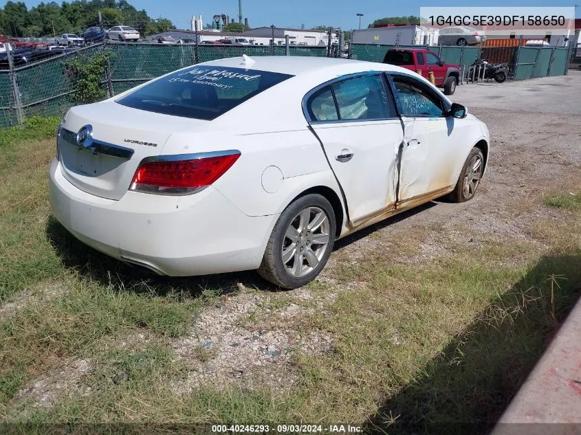 2013 Buick Lacrosse Leather Group VIN: 1G4GC5E39DF158650 Lot: 40246293