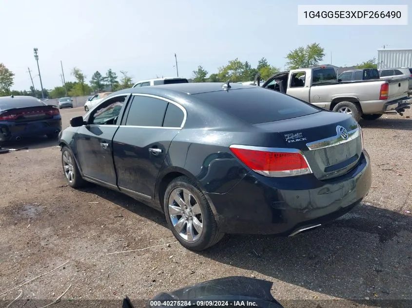 2013 Buick Lacrosse Premium 1 Group VIN: 1G4GG5E3XDF266490 Lot: 40275284