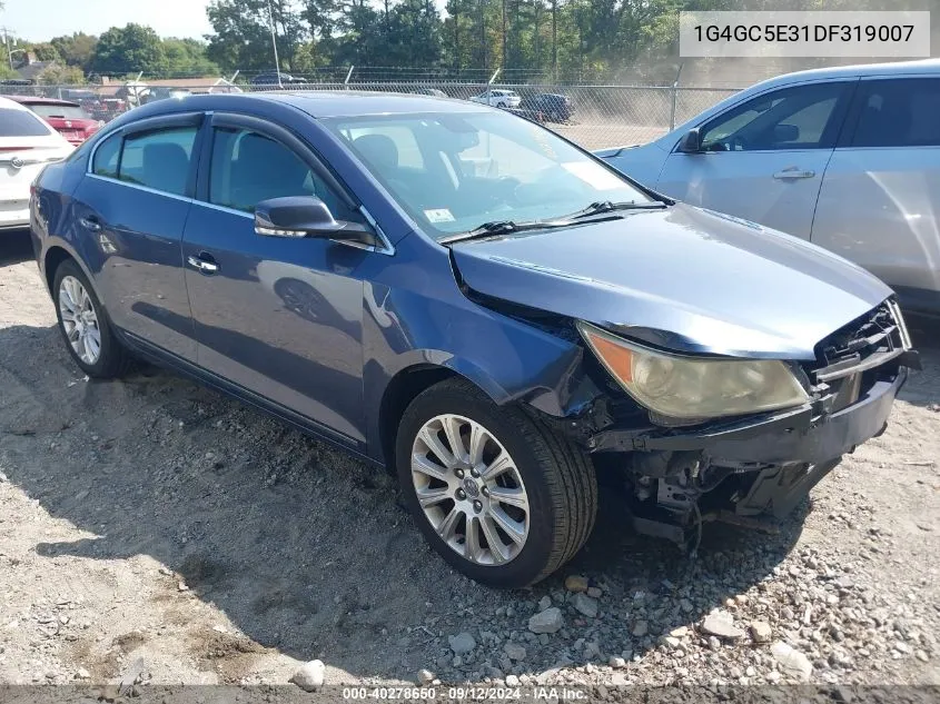 1G4GC5E31DF319007 2013 Buick Lacrosse Leather Group