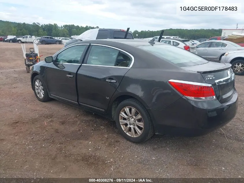 1G4GC5ER0DF178483 2013 Buick Lacrosse Leather Group