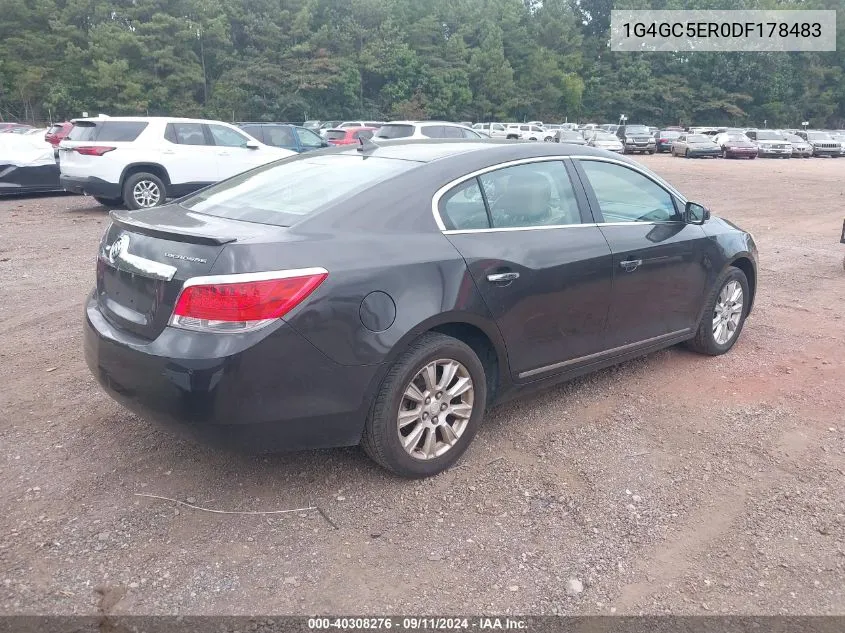 2013 Buick Lacrosse Leather Group VIN: 1G4GC5ER0DF178483 Lot: 40308276