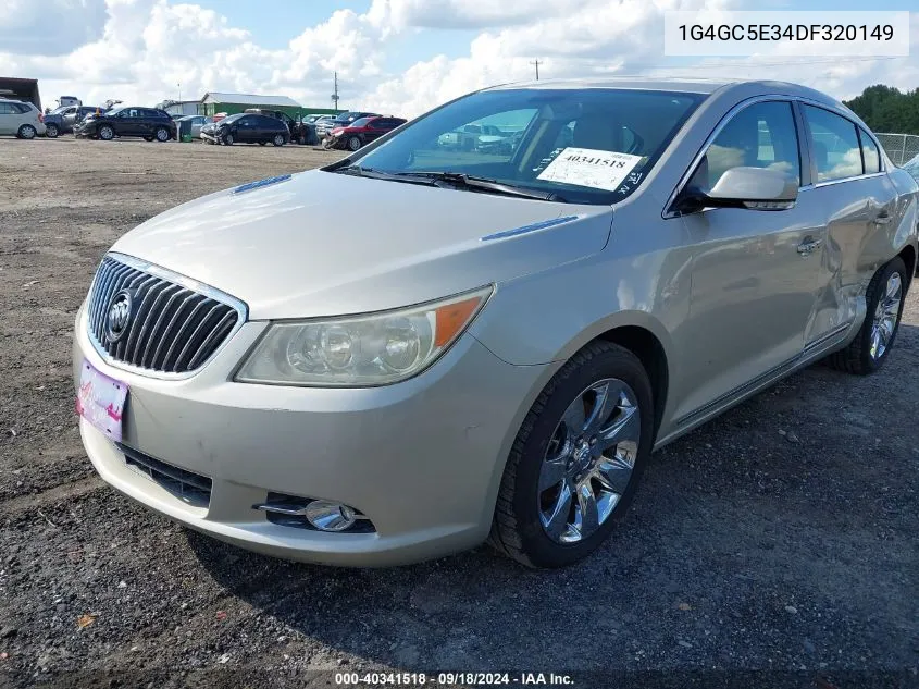 1G4GC5E34DF320149 2013 Buick Lacrosse Leather Group