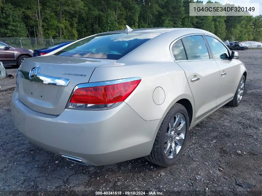 1G4GC5E34DF320149 2013 Buick Lacrosse Leather Group