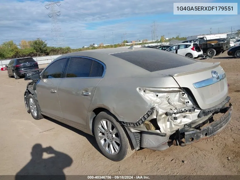 1G4GA5ERXDF179551 2013 Buick Lacrosse