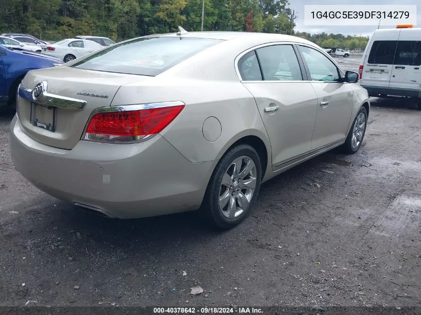 2013 Buick Lacrosse Leather Group VIN: 1G4GC5E39DF314279 Lot: 40378642