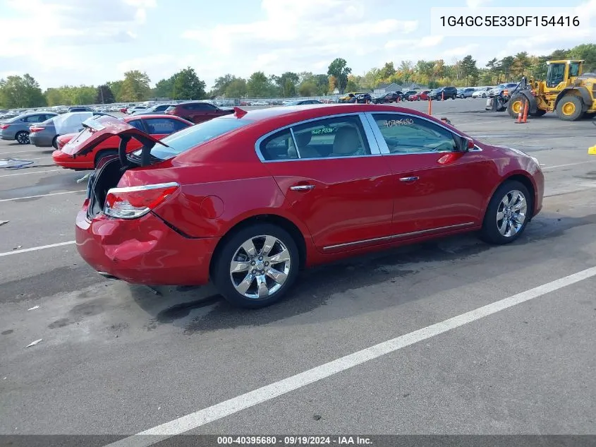 2013 Buick Lacrosse Leather Group VIN: 1G4GC5E33DF154416 Lot: 40395680