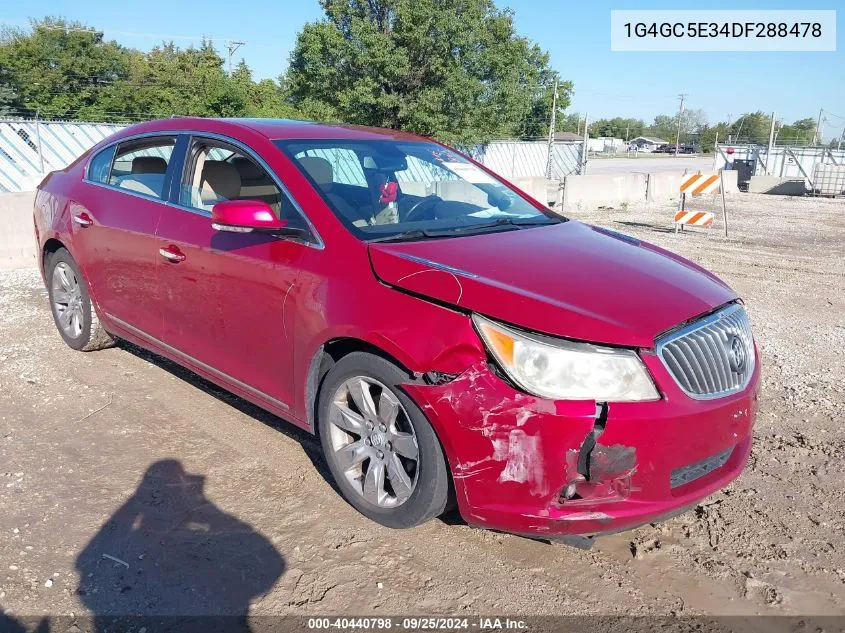 2013 Buick Lacrosse Leather Group VIN: 1G4GC5E34DF288478 Lot: 40440798