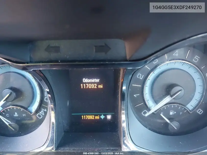 1G4GG5E3XDF249270 2013 Buick Lacrosse Premium 1 Group