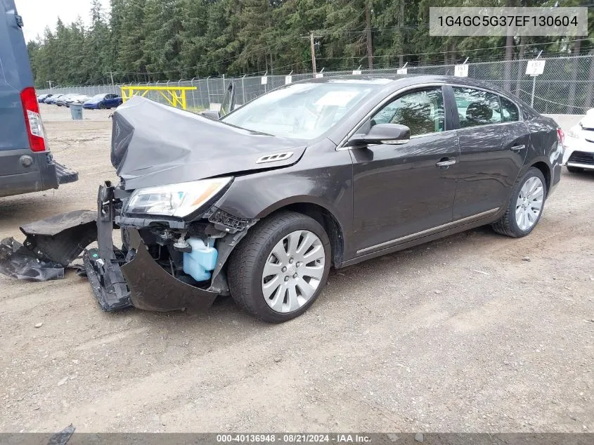 2014 Buick Lacrosse Leather Group VIN: 1G4GC5G37EF130604 Lot: 40136948