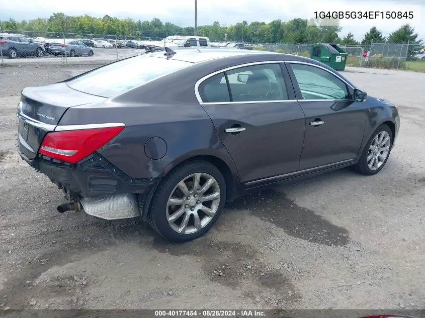 2014 Buick Lacrosse Leather Group VIN: 1G4GB5G34EF150845 Lot: 40177454