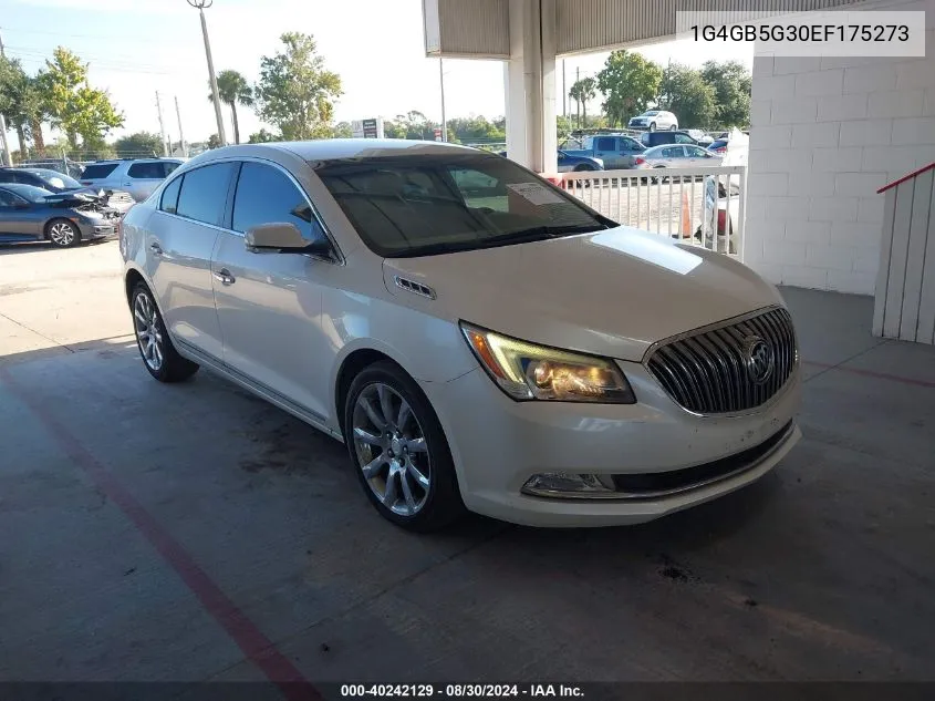 2014 Buick Lacrosse Leather Group VIN: 1G4GB5G30EF175273 Lot: 40242129