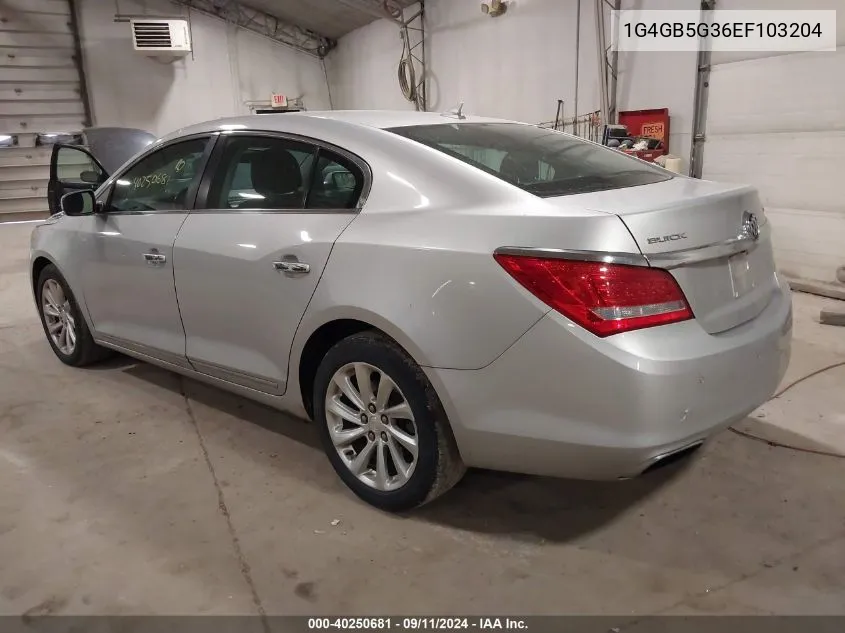 1G4GB5G36EF103204 2014 Buick Lacrosse Leather Group